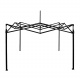 Aga Pavillon, Pop-up-Pavillon, Partyzelte, Faltpavillon  3x3m Braun