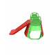 Doloni Rutsche mit Tunnel 130 cm Outdoor-Indoor Kinderrutsche Grün und rot