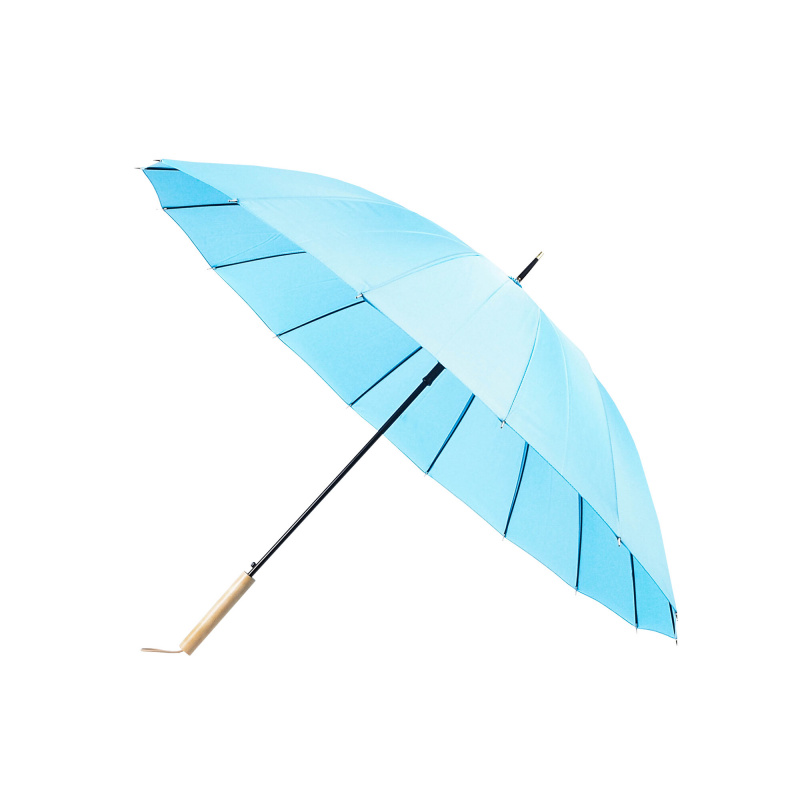 Aga Regenschirm, Klappschirm mit Automatik-Öffnung,  105 cm Hellblau, Stockschirm