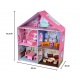 Aga4Kids Puppenhaus 3 Spielebenen LISA Puppenstube Spielhaus