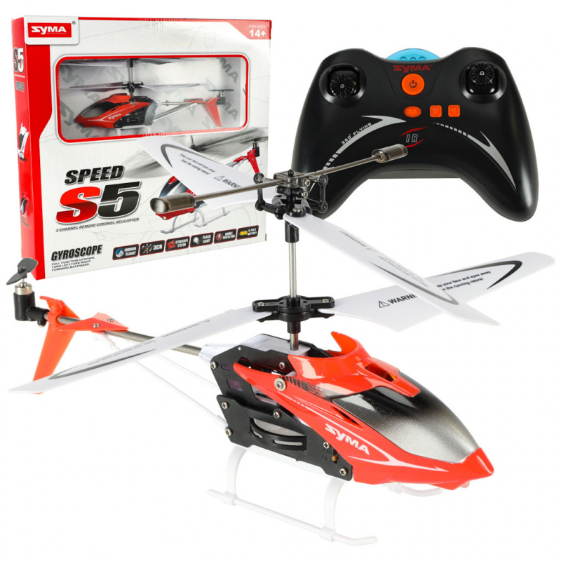 Aga RC Hubschrauber Syma S5 3CH rot