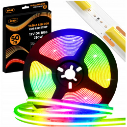 LED pásek RGB Neon COB 12V - 450D - 15W/m - IP20 - 50m