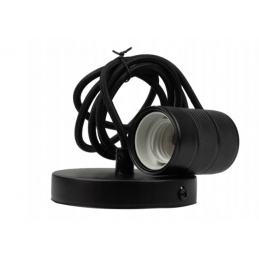 Stropní závěsné svítidlo LOFT E27 - 2M - matná černá