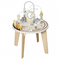 B70I DREWNIANY TOR STOLIK MANUPULACYJNY   KOLEJKA