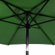 Aga Kippbarer Garten-Sonnenschirm 250 cm Dunkelgrün