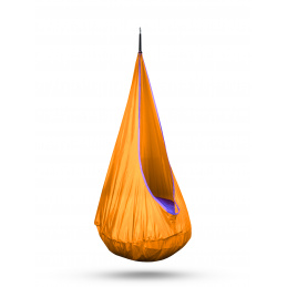 Aga Hängehöhle, Hängesessel, Hängematte Outdoor, Hängesack, Orange / Violett