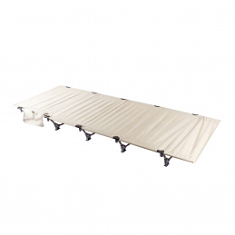 Aga Campingbett DS5107-KH Klappbar – Leichte Aluminium-Liege 190x65 cm - Oxford Bezug – faltbar, tragbar & wetterfest – ideal für Outdoor, Garten, Strand