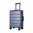 Handgepäck, Aluminium Koffer MR4678 Dunkelblau, Teleskopgriff, TSA, 4 Rollen, Aluminium Hartschale