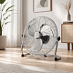 Aga Bodenventilator 50 cm Silber