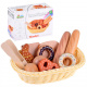 Brotkorb mit Holzgebäck ZA4134