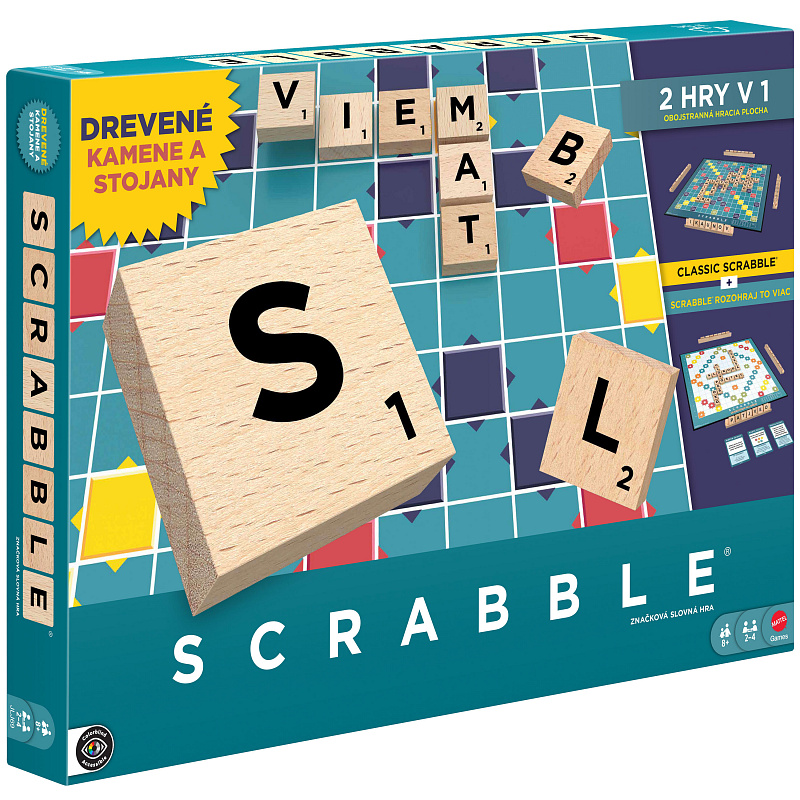 Scrabble Holz-Edition slowakisch JLJ69
