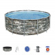 Bestway Steel Power Stone 4,27 x 1,22 m 56993 + Zubehör