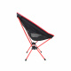 Aga Ultraleichter Campingstuhl DS714 Rot faltbar – Kompakt, stabil & atmungsaktiv, für Outdoor, Festival, Wandern & Angeln, Traglast bis 100 kg