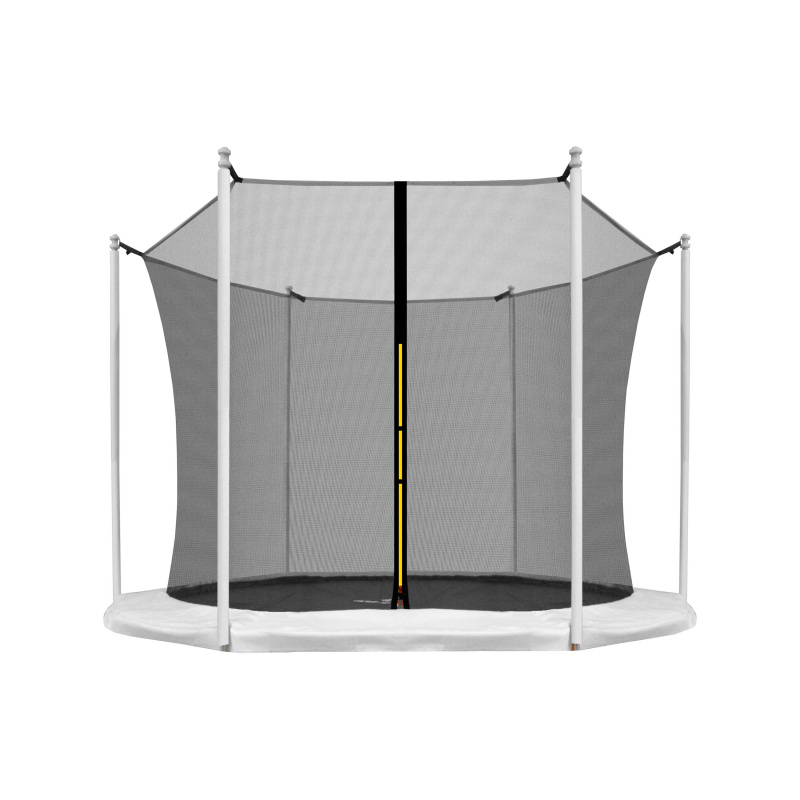 Aga Sicherheitsnetz für Trampolin mit Innennetz 180 cm für 6 Stangen Schwarz