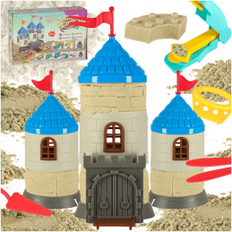 Dětská kreativní sada na písek 750g hrad