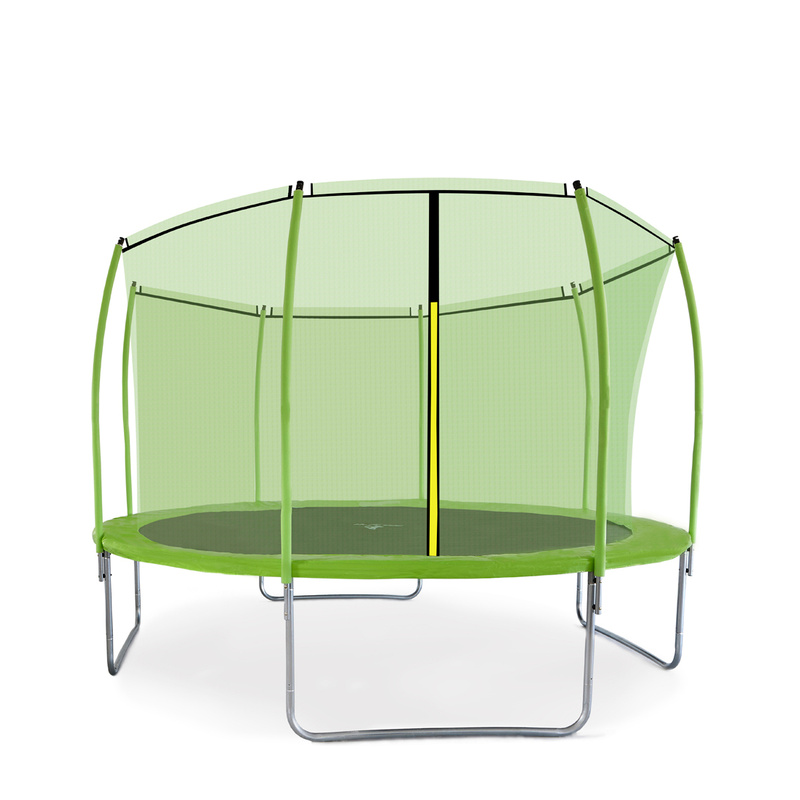 Aga SPORT FIT Trampolin 366 cm 12 ft Hellgrün + inneres Schutznetz