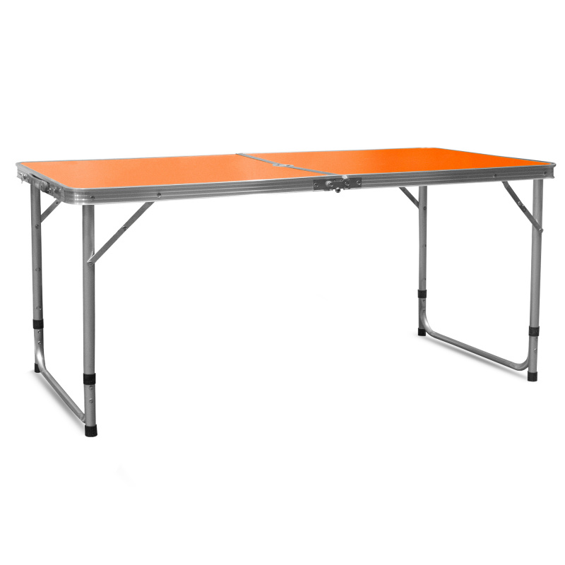 Aga Klappbarer Campingtisch 120x60x54/60/70 cm Orange