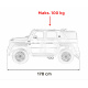 Pojazd Mercedes Benz MAYBACH G650 Czerwony