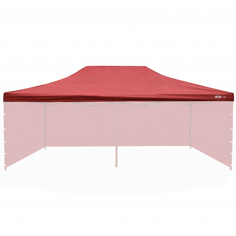 Aga Dach für Verkaufsstand 3x6m Rot