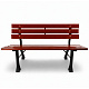 Linder Exclusiv Gartenbank 3-Sitzer Parkbank bis 240 Kg Gartenmöbel Holzbank MC4353-150 150x57x70cm