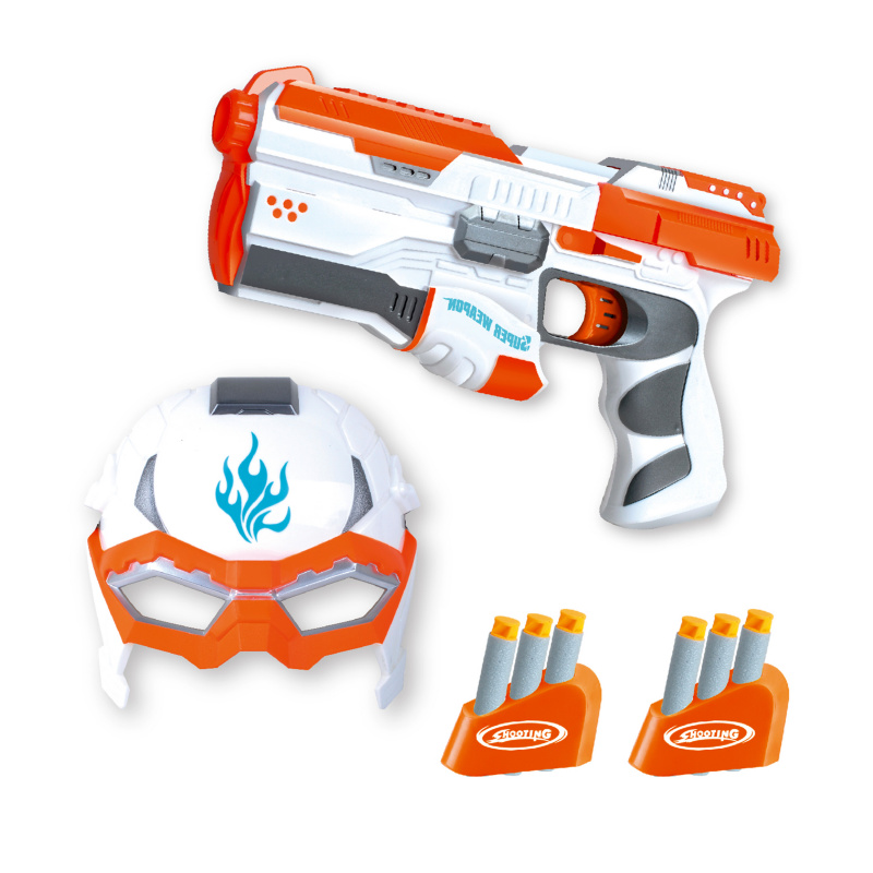 Aga4Kids Schaumstoffblaster für Patronen MR1427 + 6 Szt. Patronen