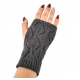 Winterhandschuhe für Touchscreens 2in1 Grau ISO 6412