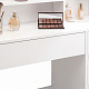 Aga Schminktisch mit Spiegel, LED Beleuchtung und gepolsterter Hocker MRDT16 Weiss
