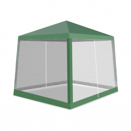 Aga Gartenpavillon mit Moskitonetz 2,4x3m Grün