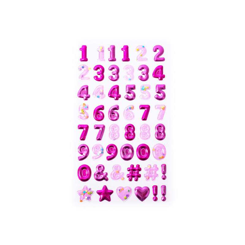 Aga4Kids Selbstklebende Zahlen DS8101RC