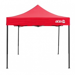 Aga Verkaufsstand ohne Seitenwände 3×3 m Hellrot