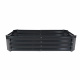 Aga Hochbeet 140x60x30 cm verzinkter Stahl Schwarz