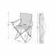 Linder Exclusiv Klappstuhl PO2431 – Campingstuhl & Angelstuhl mit Getränkehalter & Tragetasche, bis 120 kg Blau Faltbar Stuhl, Gartenstuhl