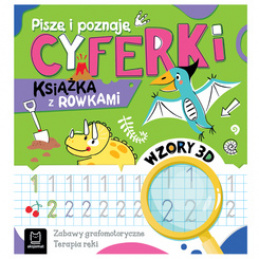Aksjomat Piszę i poznaję cyferki. Książka z rowkami KS1031 uniwersalny