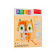 Kolorowanka 3D Cube head - Kotek 3l+ MONUMI uniwersalny