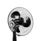 Aga Standventilator 43 cm Schwarz , 3-Geschwindigkeitsstufen, Oszillation, Verstellbare höhe, 45 W
