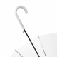 Regenschirm, Klappschirm mit Automatik-Öffnung,  90 cm Weiß