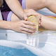 Bestway 43028 Aufblasbare Liege mit Rückenlehne Transparent