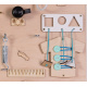 Tablica manipulacyjna drewniana sensoryczna 75x50cm