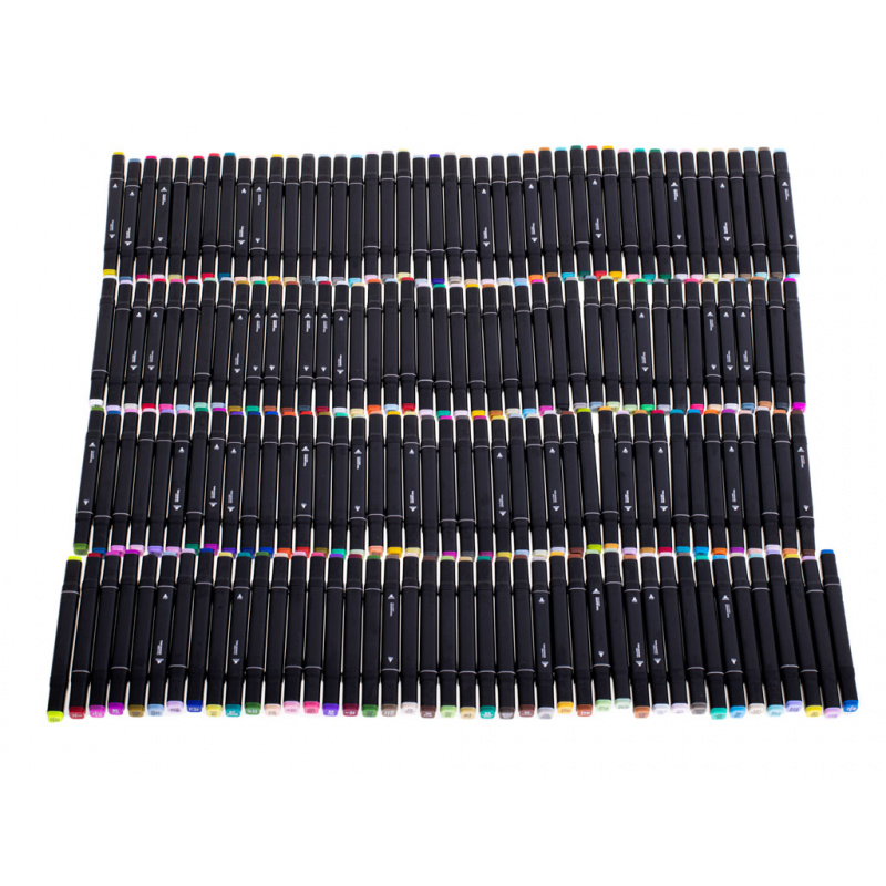 Aga Doppelseitige Alkoholmarker im Etui 168 Stück