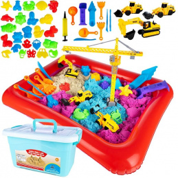 B29B1 PIASEK KINETYCZNY 4KG 31 ELEM.      DŹWIG KOPARKA