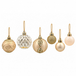 Aga Weihnachtskugeln MIX 33 Stück Gold