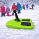 Aga Kinder Schlitten DS494 Grün, Stabile Bob-Kinderschlitten aus Kunststoff, stabiler Griff, schöne und hochwertige Schneeschlitten, Bobs für Kinder