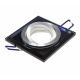 BERGE abgehängter Deckenstrahler  Pendelleuchte Deckenleuchte  BRG71001 - Glas - quadratisch - schwarz