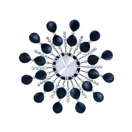 Q70A2 ZEGAR ŚCIENNY NA BATERIE 50CM CRYS