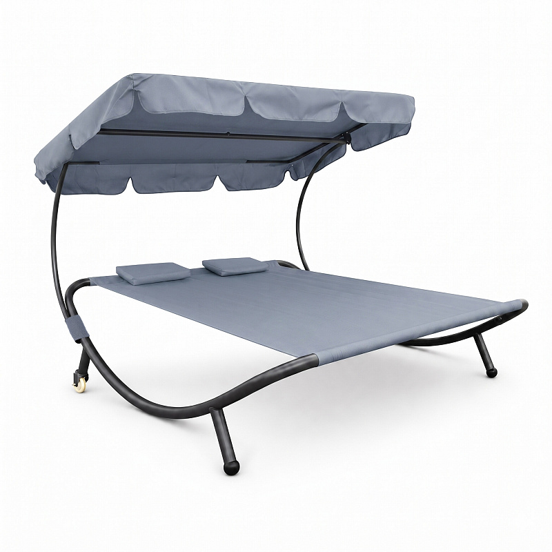 Linder Exclusiv Gartenliege für zwei Personen mit Baldachin MC4901