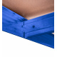 Aga Steckregal, Werkstattregal,Schwerlastregal, Lagerregal, Metallregal 180x90x40 cm, 5 Böden, raglast gesamt 375 kg Blau