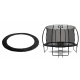Aga Trampolin Randabdeckung SPORT EXCLUSIVE 366 cm Schwarz, Randschutz, Trampolinzubehör, Federabdeckung für Trampolin