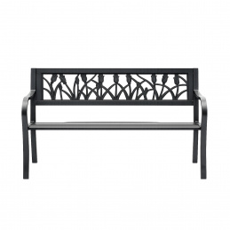 Aga Metall-Gartenbank 125x53x77 cm