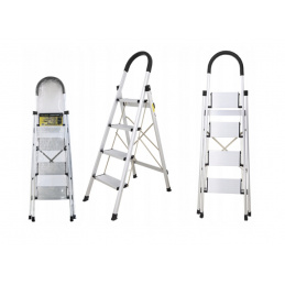 Skládací 4stupňový žebřík pro domácnost