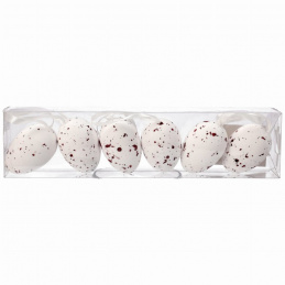 Jajka przepiórcze ze styropianu 6 szt.